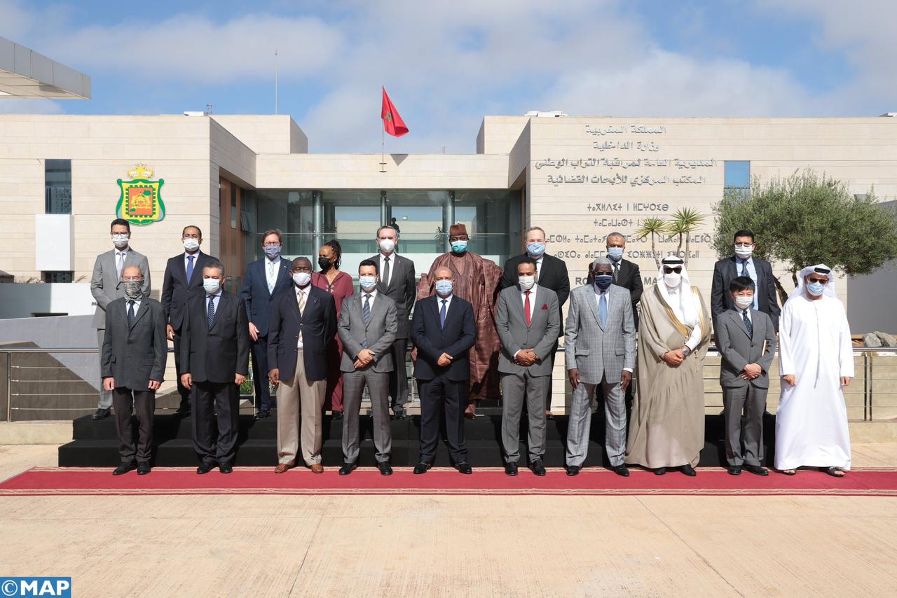 زيارة مقر المكتب المركزي للأبحاث من طرف عدة سفراء معتمدين بالمغرب