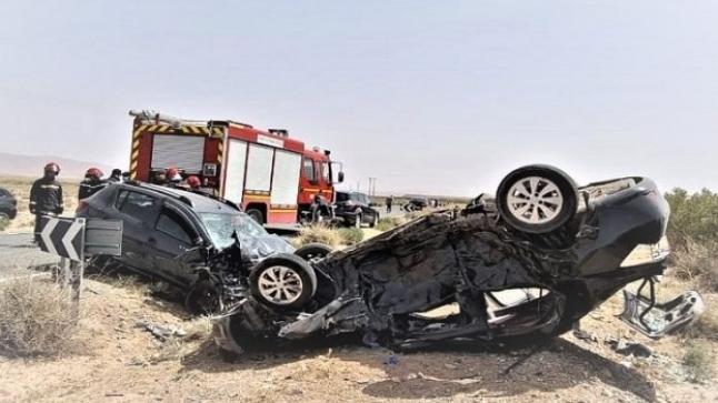 حوادث السير تحصد أرواح 20 شخصا وتصيب 2599 في أسبوع